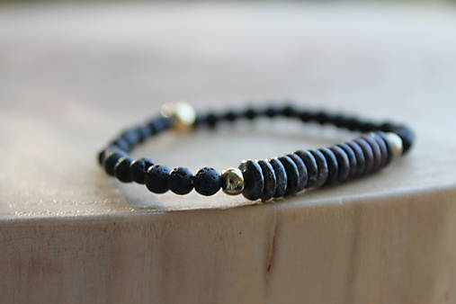 Rondelle - Granát čierny