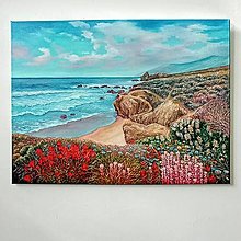 Obrazy - Kvety na pobreží (80x60) - 16304458_