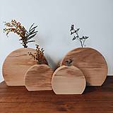 Dekorácie - Drevené bukové vázy - 16303348_