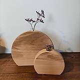 Dekorácie - Drevené bukové vázy - 16303350_