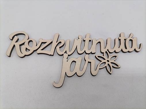 Polotovary - Výrez rozkvitnutá jar - 16306370_