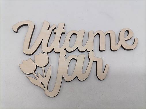 Polotovary - Výrez vítame jar - 16306405_