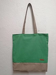 Nákupné tašky - Pevná nákupná taška na plece podšitá - 16305260_