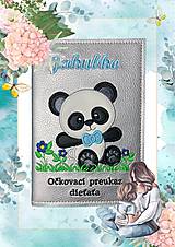 Detské doplnky - Obal na očkovací preukaz dieťaťa (Panda (aplikácia)) - 16305982_