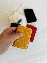 Peňaženky - Kožená peňaženka NO.1  (Žltá) - 16305477_