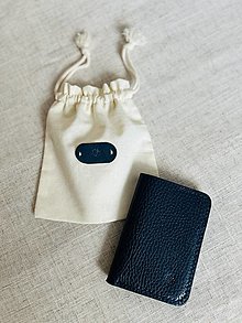 Peňaženky - Kožená peňaženka NO.1  (Modrá) - 16305469_