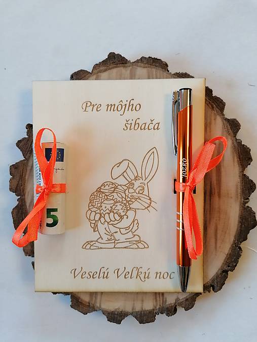 Papiernictvo - Drevena veľkonočná pohľadnica pre šibačov _typ 5 - 16306398_