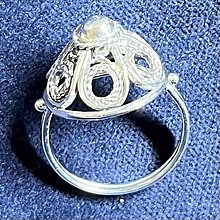 Prstene - Filigránový prsteň zo striebra 925/1000 - 16305484_