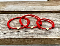 Náramky - Náramky pre rodinku so srdiečkami z chirurgickej ocele  - 16308878_