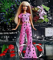 Hračky - Valentínsky batoh pre Barbie - 16307997_