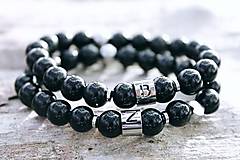 Náramky -  Iniciálka partnerské - 16309530_