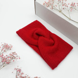 Čiapky, čelenky, klobúky - DEUX merino čelenka (ružové odtiene) (červená) - 16308790_