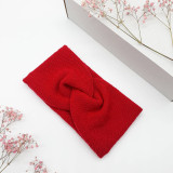 Čiapky, čelenky, klobúky - DEUX merino čelenka (ružové odtiene) (červená) - 16308791_