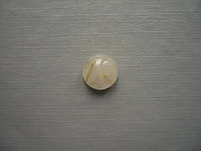Minerály - Kabošon - sagenit 8 mm, č.4Af - 16309777_