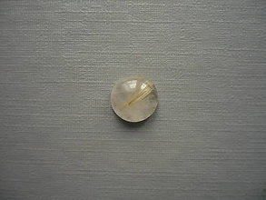 Minerály - Kabošon - sagenit 8 mm, č.23Af - 16309831_