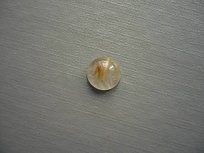 Minerály - Kabošon - sagenit 8 mm, č.34Af - 16309850_