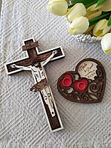 Svadobný krížik s tanierikom na prstene 