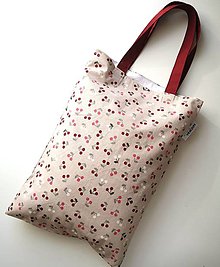 Nákupné tašky - Jednoduchá taška Čerešne - 16310792_