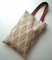 Nákupné tašky - Jednoduchá taška Listy - 16310810_