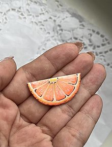 Brošne - *pomaranč* - 16311263_