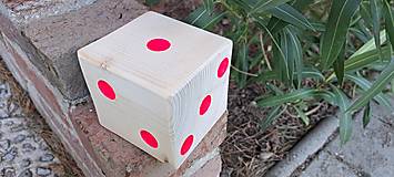 Hračky - Hracia kocka z dreva - 16311319_