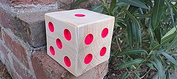 Hračky - Hracia kocka z dreva - 16311322_