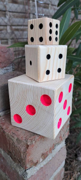 Hračky - Hracia kocka z dreva - 16311323_