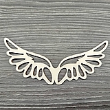 Polotovary - Drevený výrez anjelské krídla 4 - 16310879_