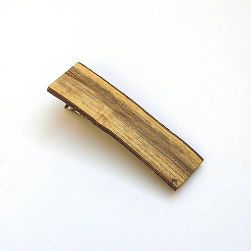 Ozdoby do vlasov - Drevená pinetka do vlasov - ebenovníková - 16312038_