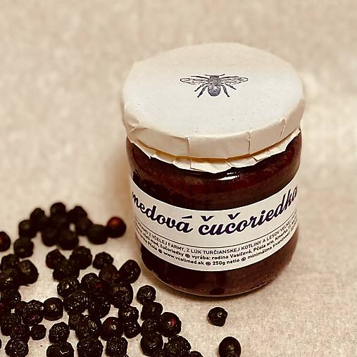 Včelie produkty - Pastovaný včelí med s čučoriedkami - 16314308_