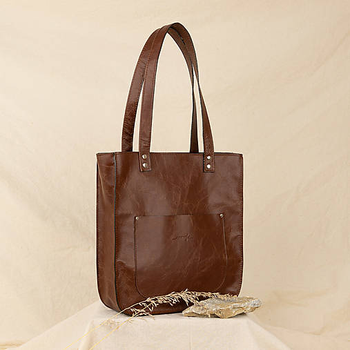 Kabelky - Vera style (čokoládový melír) (bez crossbody popruhu) - 16314350_
