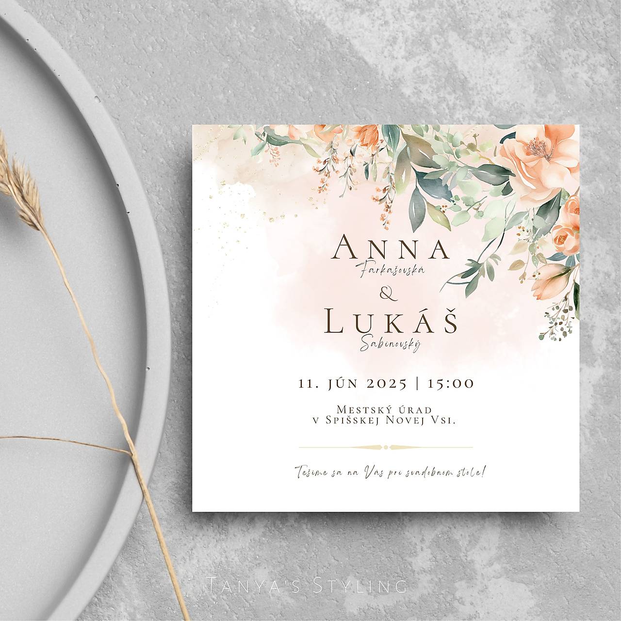 Svadobné oznámenie