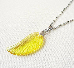 Náhrdelníky - Anjelské krídlo - citrín - 16315207_