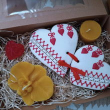 Svietidlá a sviečky - Valentínska voňavá krabička - 16318370_