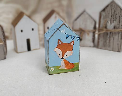 Dekorácie - Domček s líškou - 16318293_
