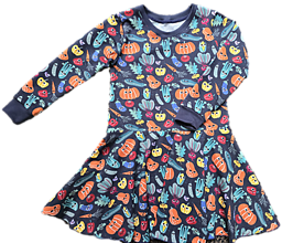 Detské oblečenie - Šaty "točivé" zelenina - 16316383_