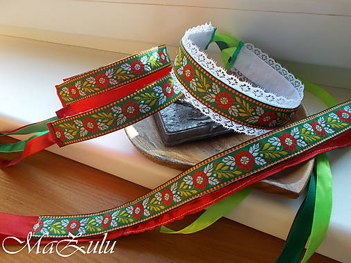 Opasky - folklórny opasok, čelenky ... - 16317106_