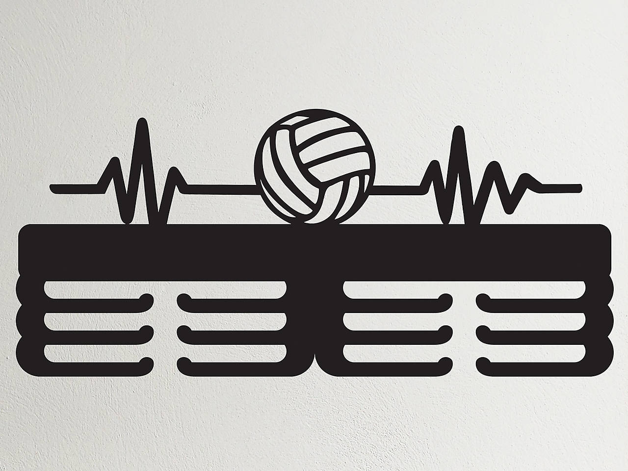 Vešiak na medaily VOLEJBAL 45cm MAĽOVANÝ