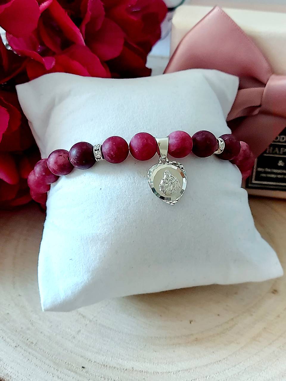 Náramok Nefrit Panny Márie 