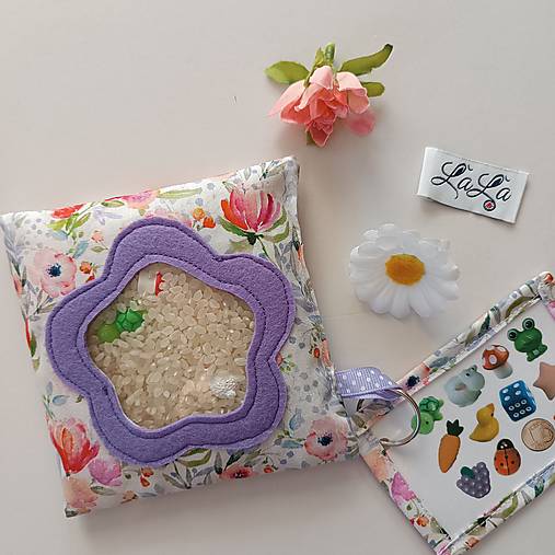 Hračky - Pátračka - fialová kvetinka - 16319698_