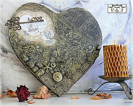 Obrazy - "Love"- 3D maľba- darujte lásku ♥ AKCIA! - 16317116_