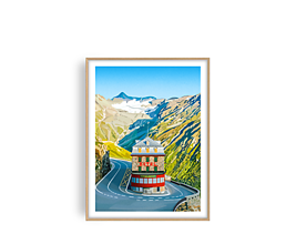 Grafika - Furka Pass | Limitovaná edice - 16317770_