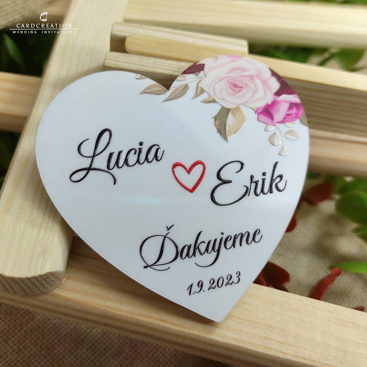 Svadobná magnetka 019