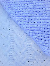 Detský textil - Deka pre bábätko Puffy srdcový vzor - 16317592_