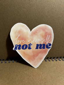 Papier - love yourself not me - 16322858_