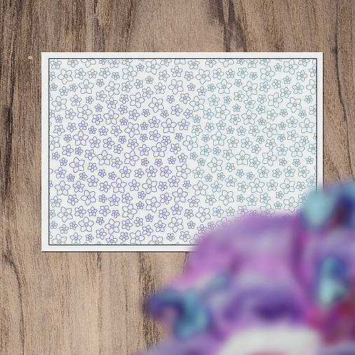 Papiernictvo - Relaxačná omaľovánka Floral - 16320120_