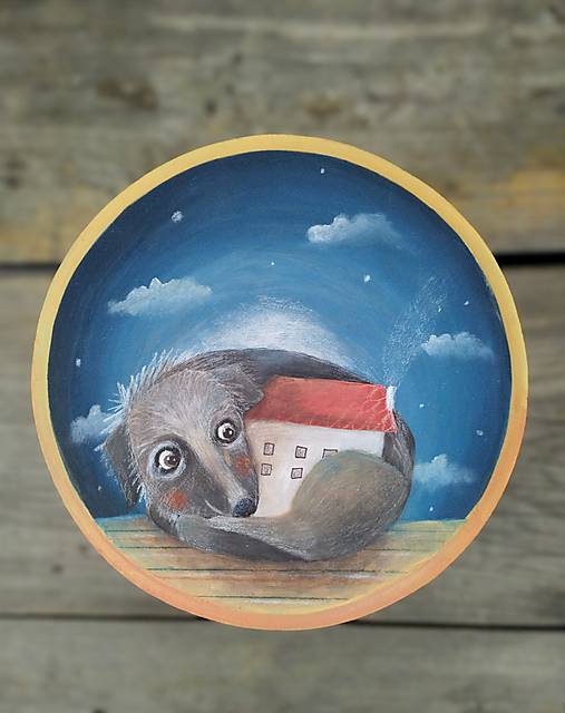 Obrazy - Môj domček. - 16323244_