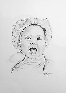 Kresby - Portréty detičiek - 16325738_