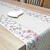 Úžitkový textil - CHANTAL - jemná romantika - behúň na stôl - 16323150_