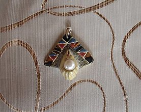 Náhrdelníky - Etno šperk - strieborný vlys - 16324249_